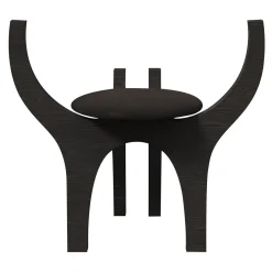 Edizione Limitata by Simone Fanciullacci Stools<Zero V1 Black Wood Stool