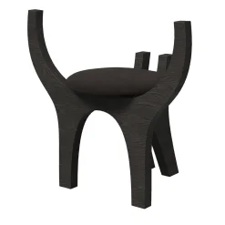 Edizione Limitata by Simone Fanciullacci Stools<Zero V1 Black Wood Stool