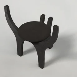 Edizione Limitata by Simone Fanciullacci Stools<Zero V1 Black Wood Stool
