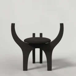 Edizione Limitata by Simone Fanciullacci Stools<Zero V1 Black Wood Stool