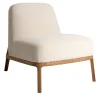 Mantellassi 1926 Armchairs<Zeta Off White with Oak Frame Armchair