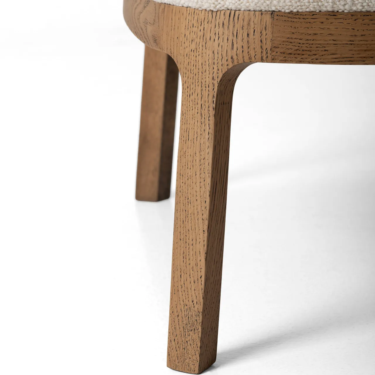 Mantellassi 1926 Armchairs<Zeta Off White with Oak Frame Armchair