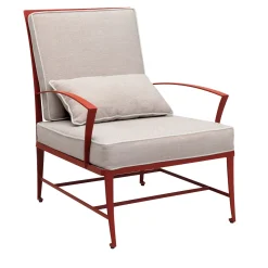 Officina Ciani Outdoor Armchairs<Zig Zag Outdoor Armchair by Studio63 in Stainless Steel