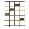 Driade Bookcases<Zigzag 5-Shelf Durmast & Bronze Bookcase by Konstantin Grcic