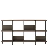 Driade Bookcases<Zigzag 2-Shelf Walnut & Bronze Bookcase by Konstantin Grcic