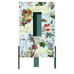 Driade Cabinets<Ziqqurat Floral Polychrome Cabinet by Lab #1