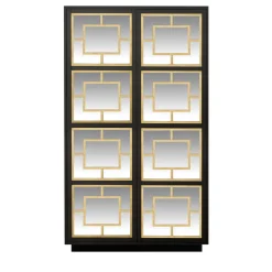 Isabella Costantini Cabinets<Zoe Armoire with Mirror and Plinth Base