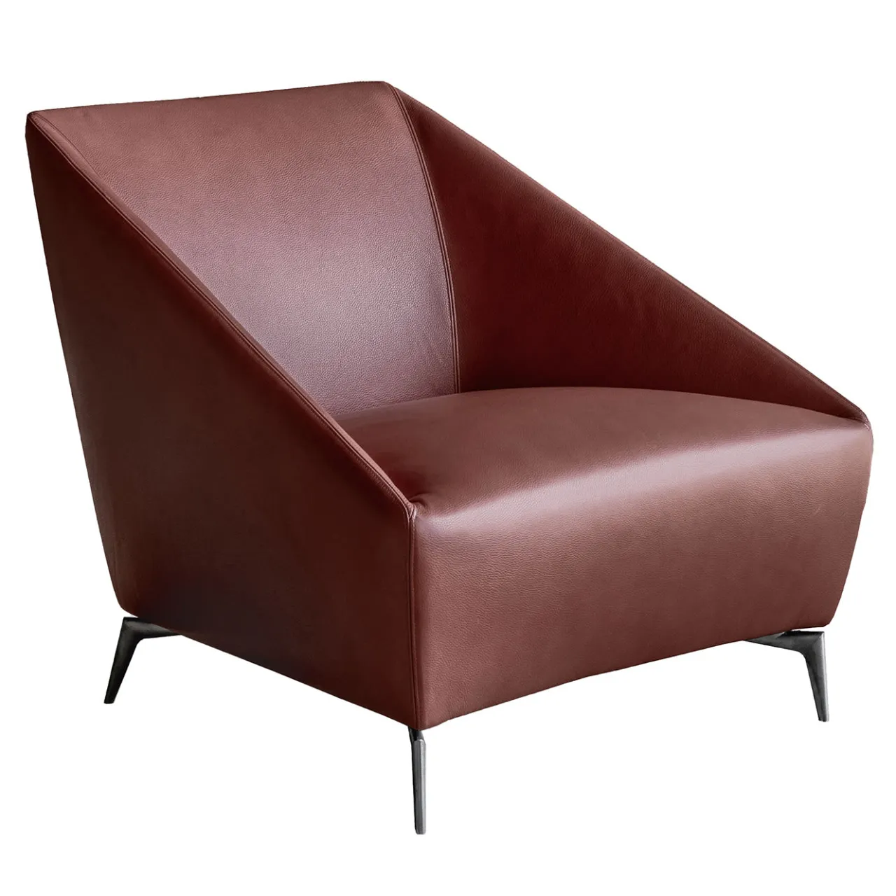 Alivar Armchairs<Zoe Burgundy Armchair by Giuseppe Bavuso