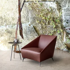 Alivar Armchairs<Zoe Burgundy Armchair by Giuseppe Bavuso