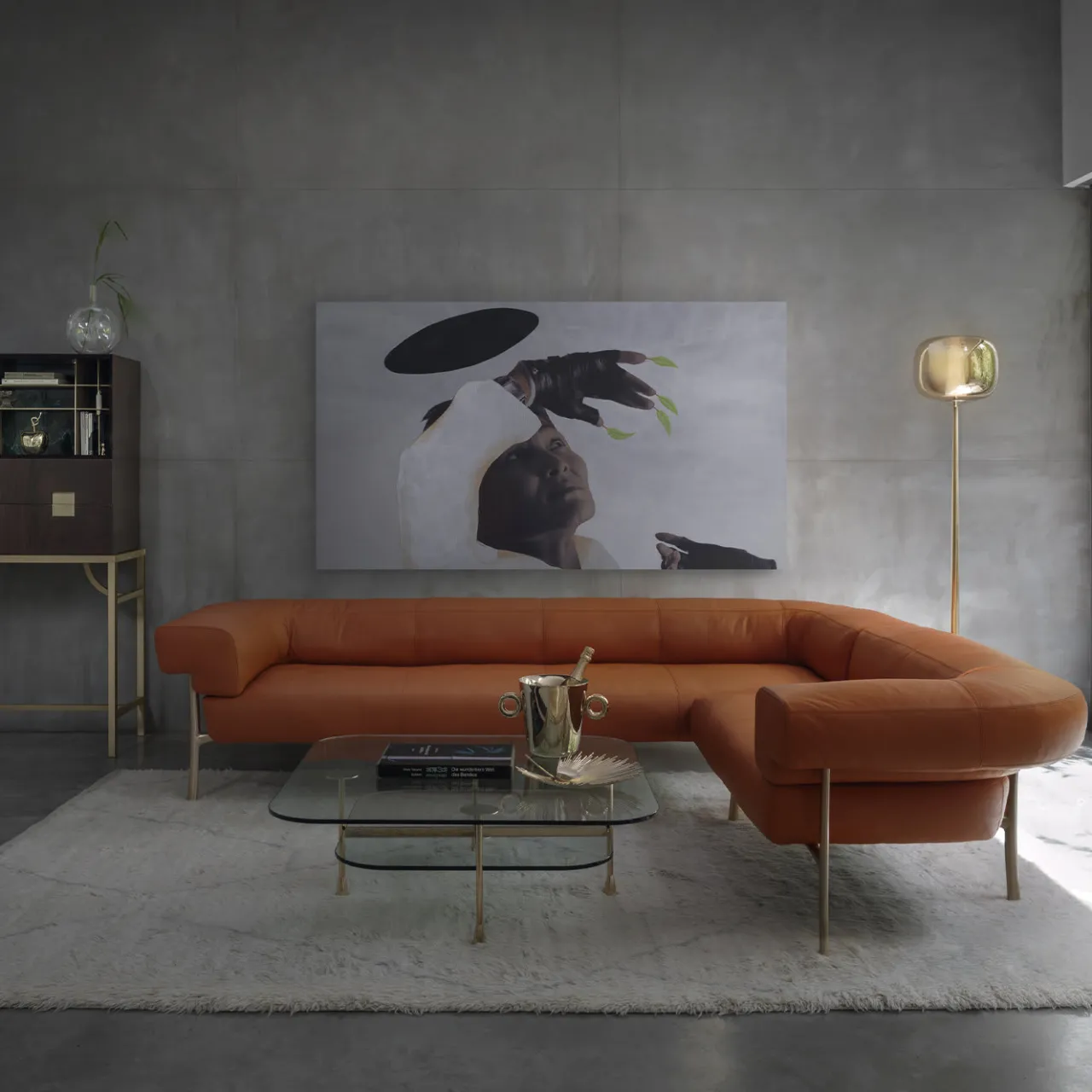 Ghidini 1961 Bar Cabinets<Zuan Mahogany and Verde Alpi Marble Bar Cabinet by Paolo Rizzatto