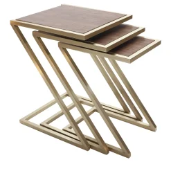 Francesco Della Femina Nesting Tables<Zumm Zum Zu Wood Nesting Tables