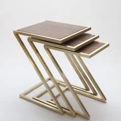 Francesco Della Femina Nesting Tables<Zumm Zum Zu Wood Nesting Tables
