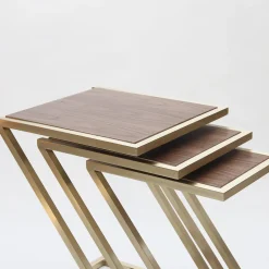 Francesco Della Femina Nesting Tables<Zumm Zum Zu Wood Nesting Tables